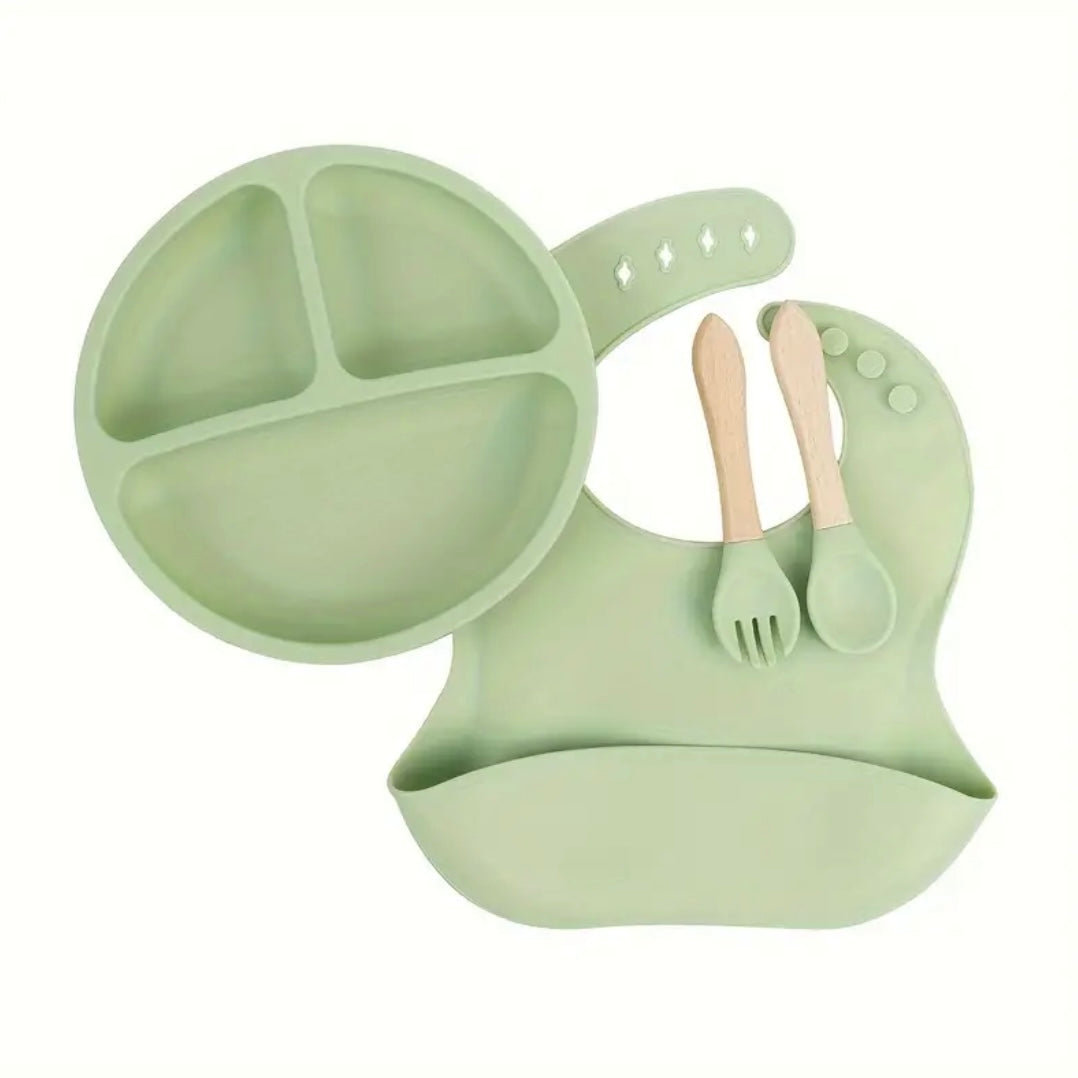 Set pappa in silicone personalizzato