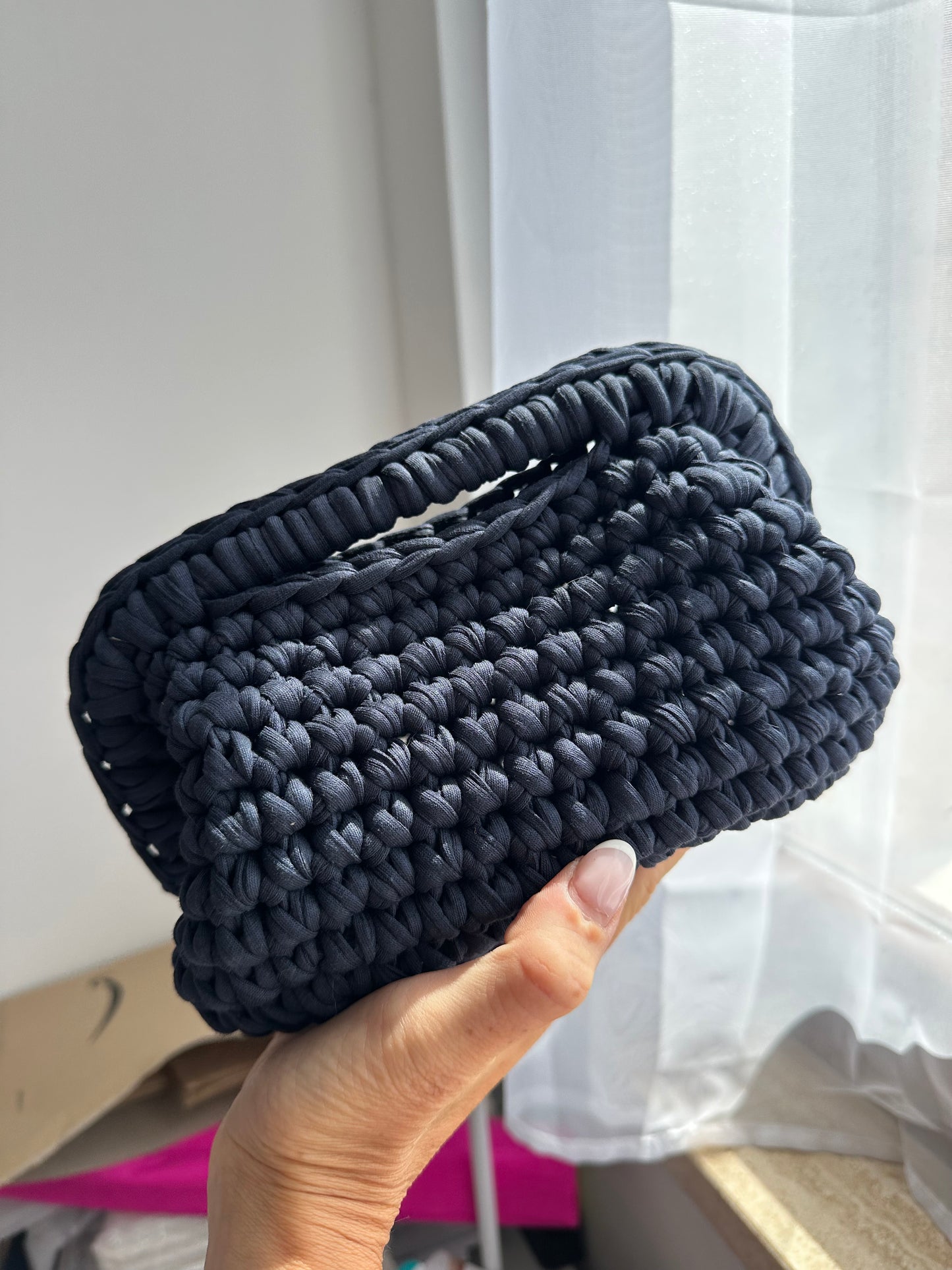 Clutch uncinetto con manico