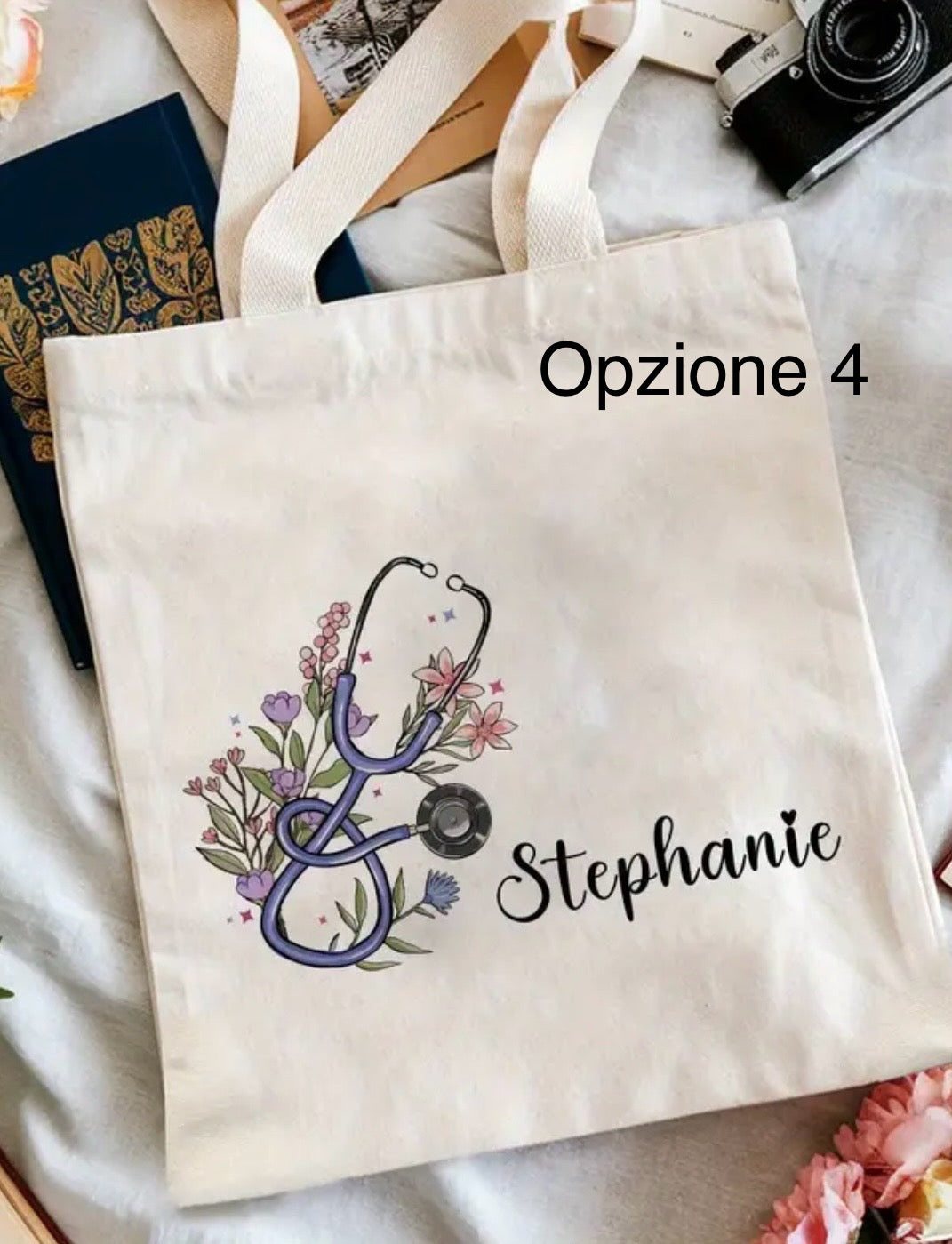 Tote bag infermiera/medico personalizzata