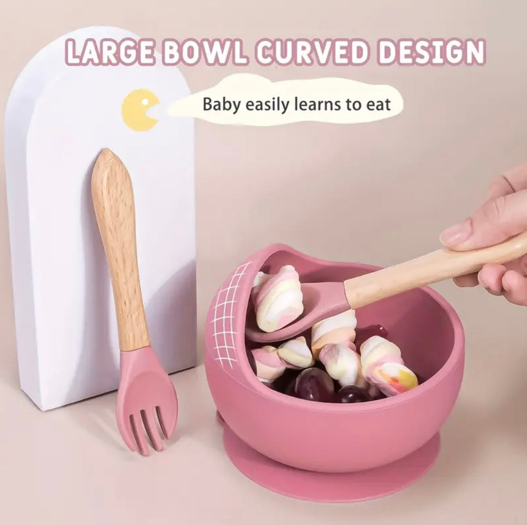 Set pappa in silicone personalizzato