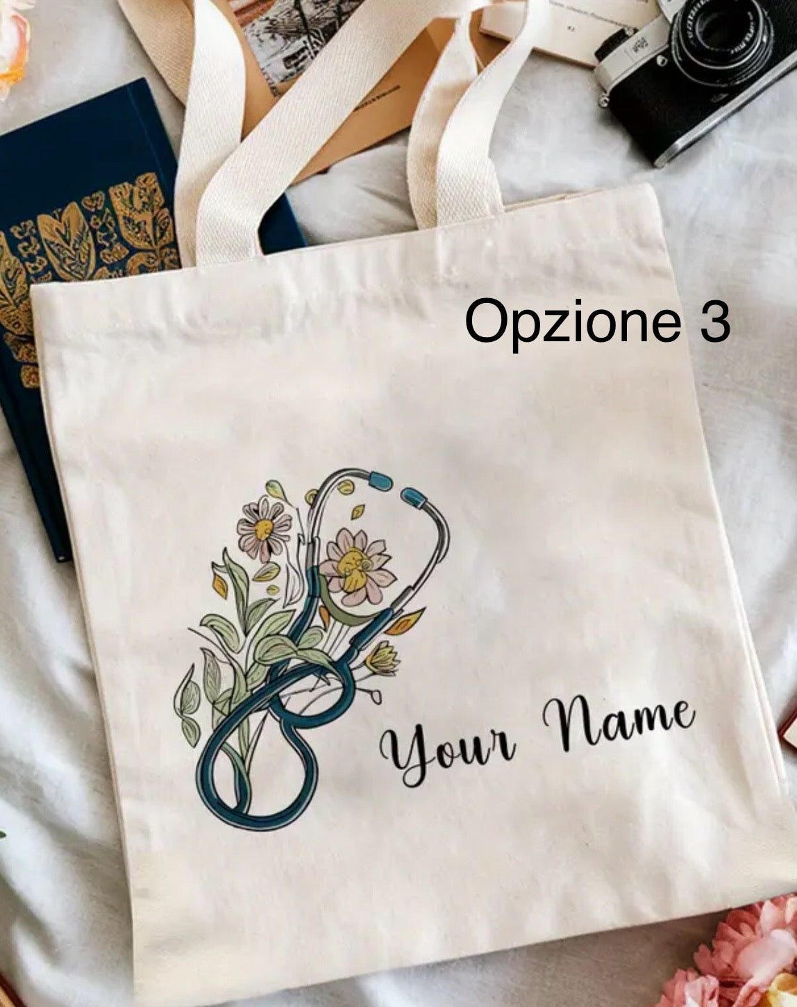 Tote bag infermiera/medico personalizzata
