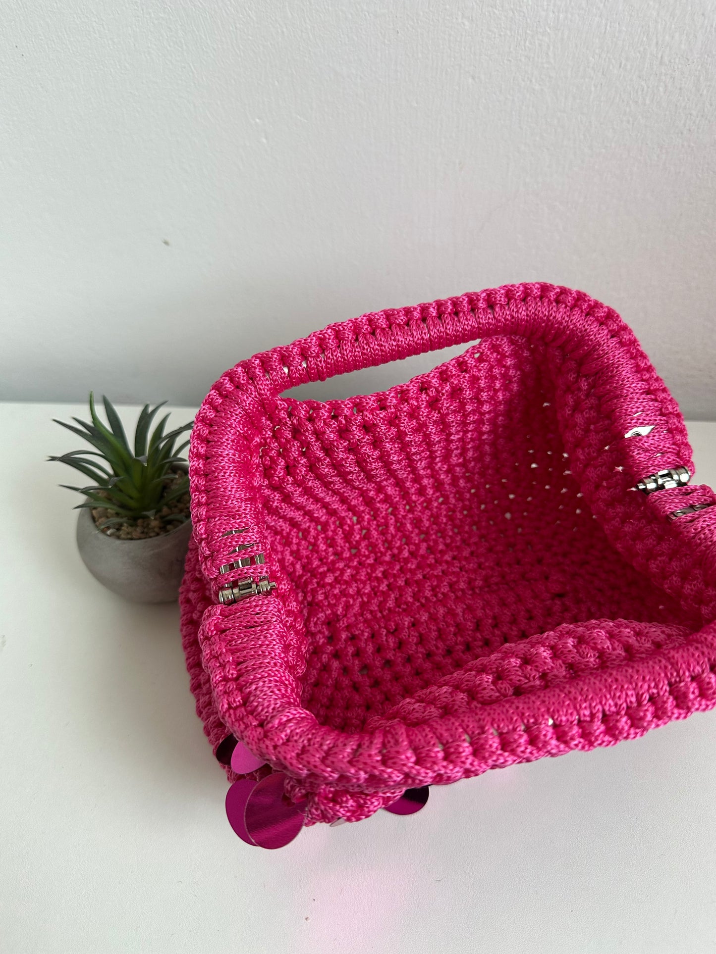 Clutch uncinetto paillettes