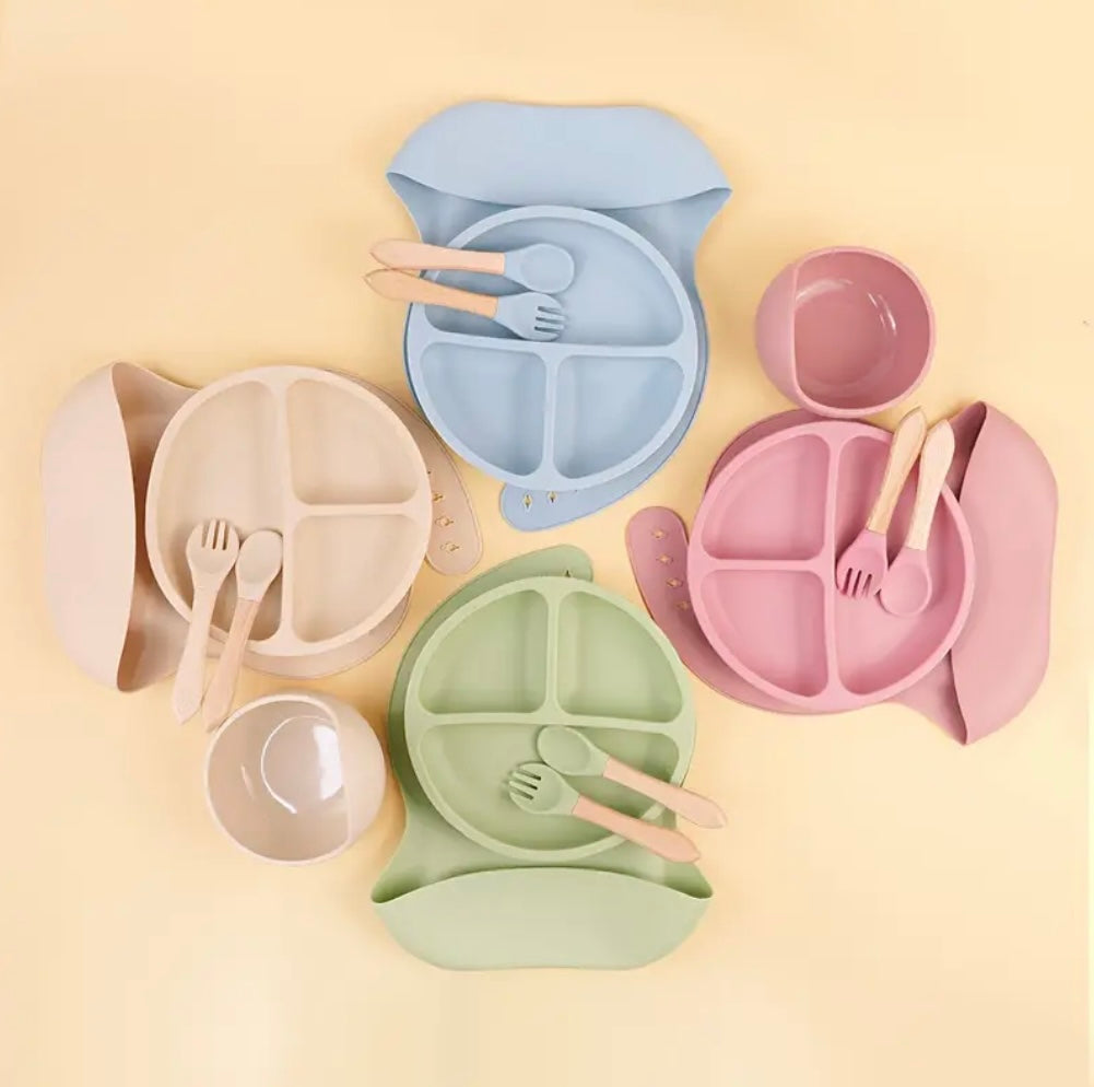 Set pappa in silicone personalizzato