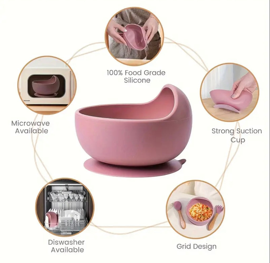 Set pappa in silicone personalizzato