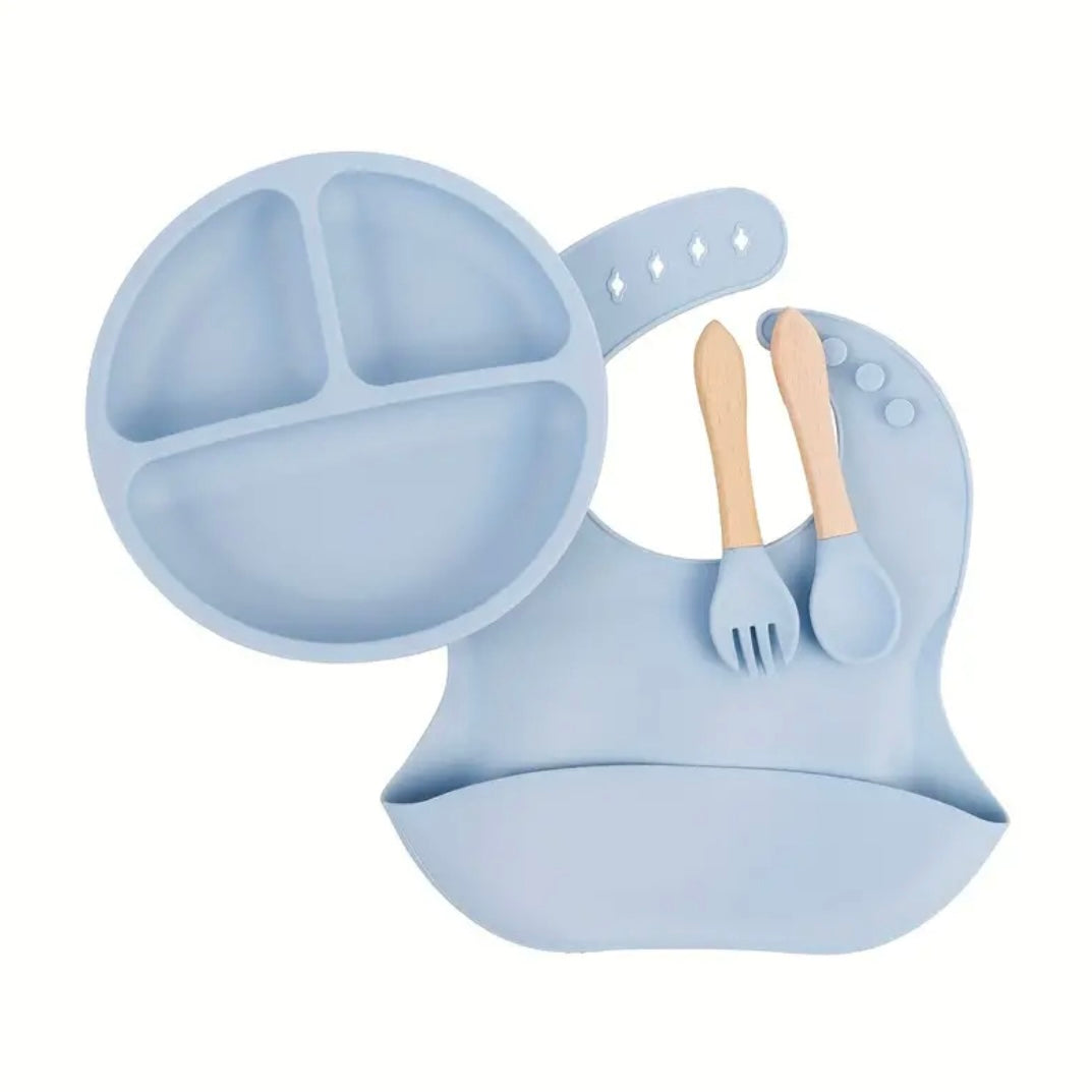 Set pappa in silicone personalizzato