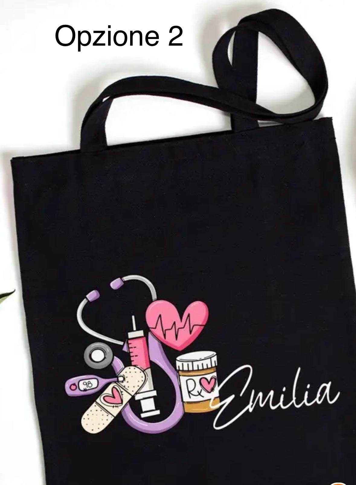 Tote bag infermiera/medico personalizzata