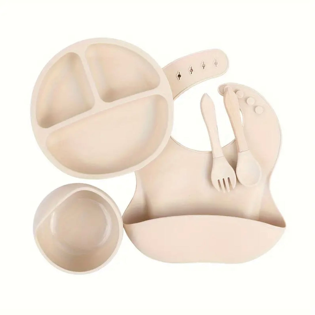 Set pappa in silicone personalizzato